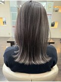 ホワイトメッシュ×ツヤカラー