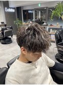 ツイストスパイラル×ホワイトメッシュ