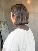 テトヘアー(teto hair)&nbsp;ハイライトカラーデザインカラー切りっぱなしボブブリーチ