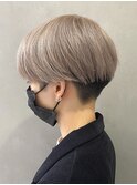 マッシュナチュラルカラーマッシュメンズヘアカラーツーブロック