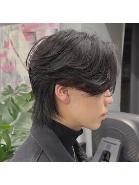 クレットメン 名古屋(CLETO men) センターパートウルフ