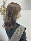 イルミナカラー/透明感ブラウン/セミウェーブ