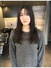 【顔周りカット+艶カラー+髪質改善トリートメント】全体カットが必要ない方へ