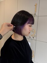 クレーチェ(CRECE)&nbsp;《畑中結衣》ボブ/デザインカラー/インナーカラー