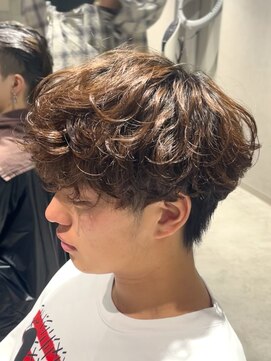 テクト バイアッシュ 吉祥寺店(Tect by Ash) 茶髪ブラウンシャドウバングシャドウパーマ