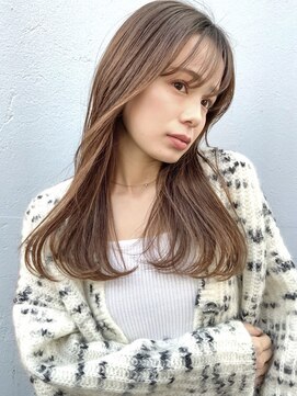 ヒルネ(hirune) レイヤーなしまとまりロング