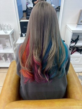 グラスペディア(graspedia) ハイトーン/インナーカラー/レインボーカラー/グレージュ/個性的