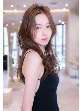 イオ 本厚木(io) ミディアムレイヤーカット顔周りレイヤー髪質改善 20代30代40代