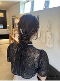 結婚式お呼ばれヘア♪