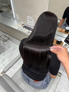 キング 心斎橋店(K!ng) 縮毛矯正髪質改善レイヤーカットトリートメント心斎橋美容室