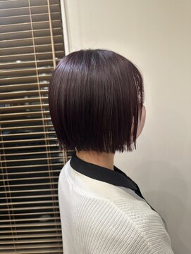 ラミュール 高師本郷店(La.Mur) 似合わせカット/ボブカット/ショートボブ/ラベンダーブラウン