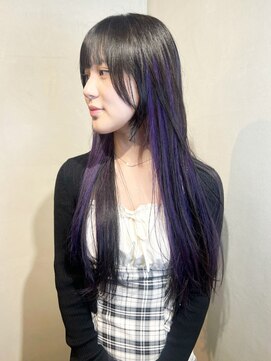 アイラス(I'LAS) インナーカラー/ラベンダー/ロング/20.30.40代