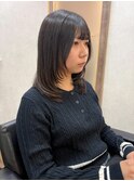 【ミディアムレイヤー】立川/縮毛矯正/髪質改善/ストレート