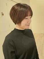 アン アイズ(ann EYES)&nbsp;ショートボブ前髪ありイメチェン20代30代40代50代水素カラー