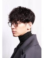 ネイビー(NAVY) フロントが跳ねる 今っぽさをつくる【バウンドパーマ】