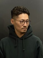 銀座 シノ 灯(shino HANARE)&nbsp;【オールバックパーマ】フェードスタイル