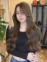 プカナ ラ(pukana_La)&nbsp;外国人風レイヤー　ロング