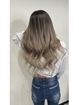 ヘアーデザイン ジェルム(Hair Design germe)&nbsp;バレイヤージュ風プルエクステ #しのだスペシャル