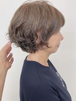 モリオフロムロンドン 原宿本店(morio from London)&nbsp;マッシュショートパーマ ゆるふわパーマ 丸みショートボブ