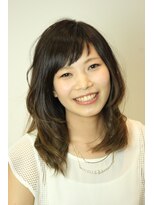 ヘアサロン ハレ(HAIR SALON HARE)&nbsp;眉上バングと軽めのグラデーションカラー★