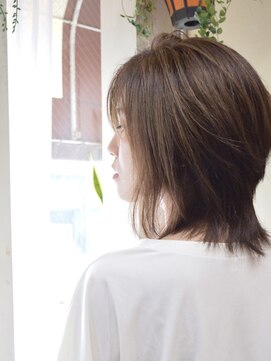 ヘアカフェ コトノハ(hair cafe Kotonoha) 【コトノハ】ボブウルフ髪質改善エアストレート レイヤーロング