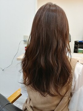 カキーン(cakeen) 大人可愛いニュアンスパーマロングブリーチなしロングレイヤー