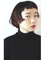 畔に point pink bob