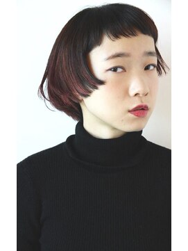 畔に point pink bob