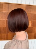 ブラウンレッドボブ
