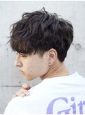 ニュアンスパーマ/メンズマッシュ/スパイラルパーマ/薩摩川内