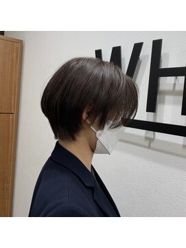 アンダーバーホワイト 南海難波店(_WHITE) ハンサムショート