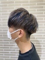 シーツー 川口店(C2)&nbsp;20代メンズ人気　ブルーメッシュカラー