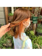 【インナーカラー】でさりげないデザインを＊