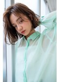 #PINQ #レイヤーボブ #センターパート