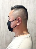 【tetote村山サロンスタイル】フェードカット×モヒカン