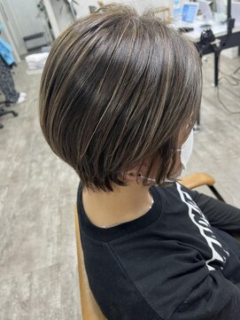 プライズ アイリス 池袋東口店(prize Iris) 白髪ぼかしハイライトイルミナカラー￥15400