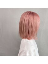 タグ(#tag)&nbsp;#肩ボブ×ピンクベージュカラー