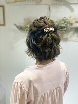 ヘアセットサロンエッジ(Edge)&nbsp;お仕事ハーフアップアレンジ