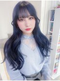 【寒色系人気No.1★】 ネイビーブルー