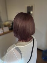 ヘアーコンセプト(HAIR CONCEPT)&nbsp;ピンクベージュのくびれミディアム