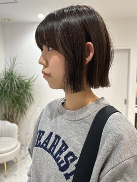 ロンドブルーム 天神大名店(Lond Bloom) 10代20代30代韓国ボブ髪質改善切りっぱなしボブ似合わせカット