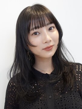 ノイ(noi) 顔周りレイヤーカットくびれヘアミルクティーベージュカラー