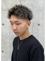 ココテラス(coco terrace)&nbsp;ホワイトメッシュ/ツイスト/メンズパーマ