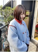 ナチュラルボブ パッツンボブ 10代/20代
