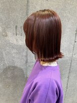 ニカ 溝の口(NICA)&nbsp;ピンクブラウン×ボブフェイスレイヤー＊【NICA溝の口店】