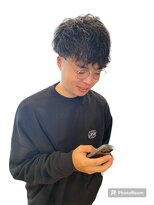 銀座マツナガ 神田店&nbsp;無造作ナチュラルスパイラルフェード束感マッシュ