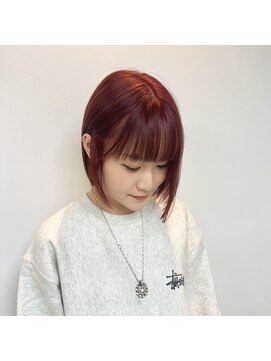 トッカ 天王寺店(tocca) 【CHISA】カシスレッドボブ