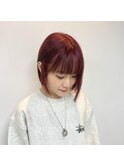 【CHISA】カシスレッドボブ