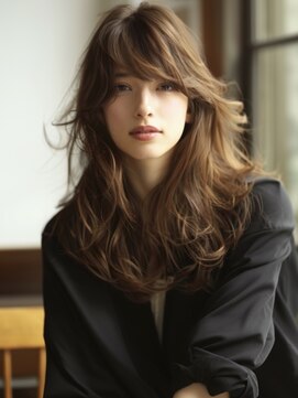 アルトリスト(Altruist Aging×HAIR&SPA) ★ダークアッシュ大人ガーリーボブ着物ミディアムレイヤーカット