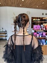 サラビューティーサイト 志免店(SARA Beauty Sight)&nbsp;20代お呼ばれアレンジ タイトで可愛いスタイル